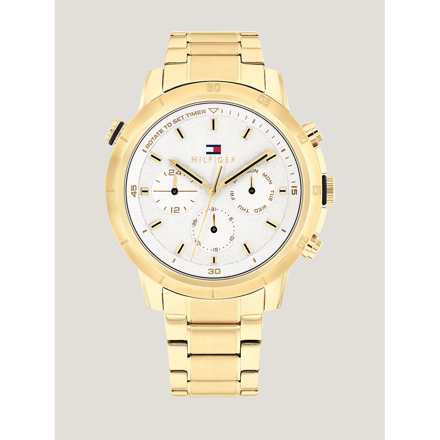 TOMMY HILFIGER Casual Watch with Gold-Plated Bracelet